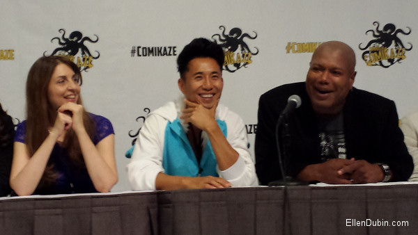 Ellen, James Kyson and Christopher Judge