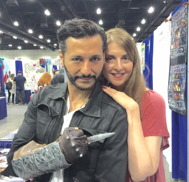 Ellen and Cas at the 2016 WonderCon