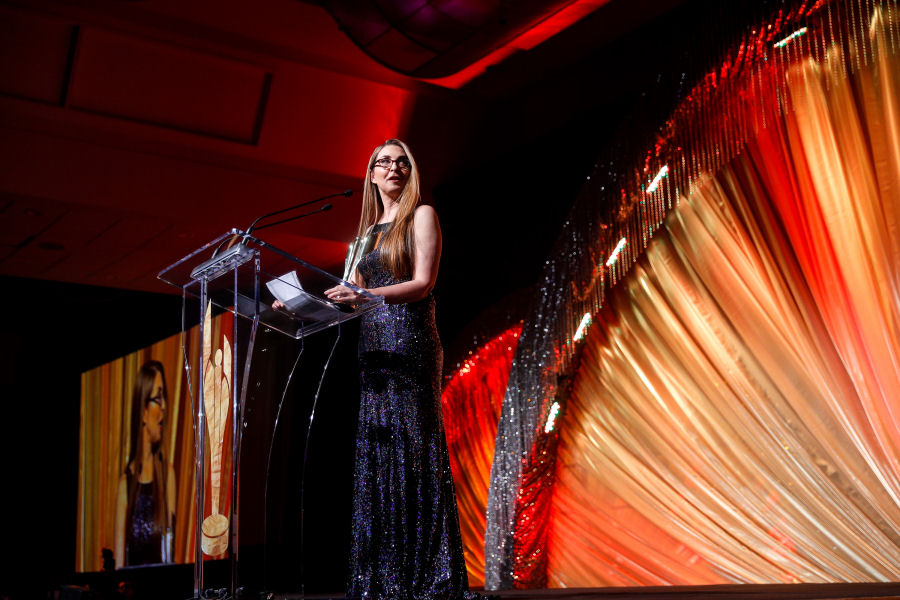 Ellen accepted the Board of Directors Tribute Award posthumously for her husband Jay and his incredible contribution to mentoring and contributing to Canadian culture.